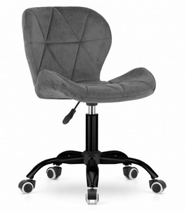 ModernHome Kancelarijska stolica Ferra sa točkićima Gray Velvet 3672_1-NOTO-D26