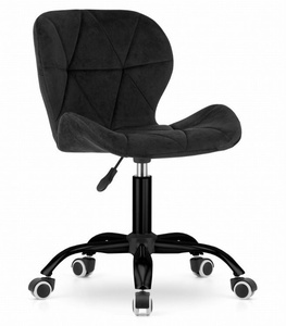 ModernHome Kancelarijska stolica Ferra sa točkićima Black Velvet 3673_1-NOTO-D26