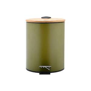 ESTIA ES02-15114 KANTA ZA OTPATKE METAL BAMBUS 5L MASLINASTA