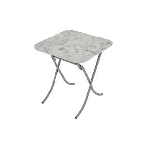 Alesta AL10033CM sto višenamenski sklopivi tekstura crni mermer 70X70CM