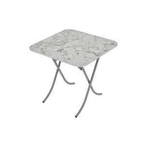 Alesta AL10034BM sto višenamenski sklopivi tekstura beli mermer 80X80CM