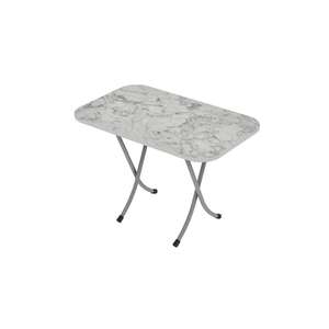 Alesta AL10042CM sto sklopivi piknik tekstura crni mermer 50X80 cm