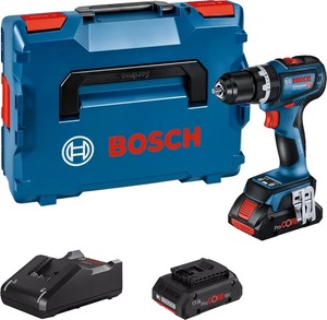 BOSCH Professional akumulatorska udarna bušilica-odvrtač GSB 18V-90 C, 2x4.0Ah ProCore akumulator, punjač GAL 18V-40, L-Boxx kofer