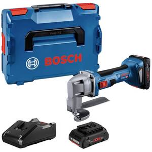 BOSCH Professional akumulatorske makaze za lim GSC 18V-16 E, 2x4.0Ah ProCORE18V akumulator, punjač GAL 18V-40, L Boxx kofer