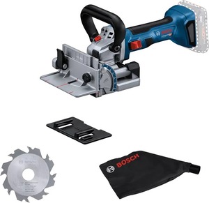 BOSCH Professional akumulatorska glodalica za pljosnate tiple GFF 18V-22 SOLO + bočno glodalo