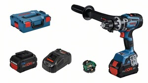 BOSCH Professional akumulatorska udarna bušilica-odvrtač GSB 18V-150 C, 2x8.0Ah ProCore, punjač GAL 1880 CV, L-Boxx kofer