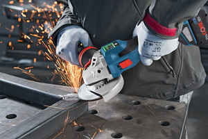 BOSCH Professional Aku ugaona brusilica BITURBO GWS 18V-15 SC + 2x8,0Ah ProCORE + kofer