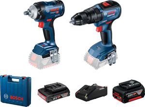 Bosch Professional aku udarni odvrtači GDS 18V-400 + GSB 18V-50 + akumulator GBA 18V 2.0Ah + GBA 18V 5.0Ah + punjač GAL 18V-40, set
