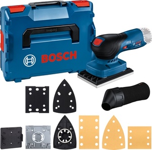 BOSCH Professional GSS 12V-13 akumulatorska vibraciona brusilica, L-BOXX 136 kofer, Solo alat