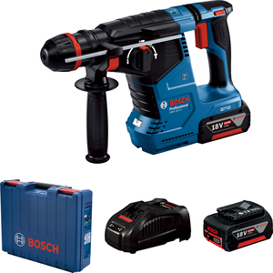 BOSCH Professional akumulatorski bušaći čekić GBH 187-LI ONE Chuck Set (2x5.0Ah,1880 + kofer)