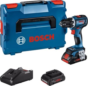 BOSCH Professional akumulatorska bušilica-odvrtač GSR 18V-90 C, 2x4.0Ah ProCore akumulator, punjač GAL 18V-40, L-Boxx kofer
