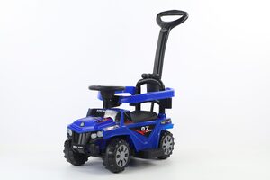 Guralica auto za decu sa ručicom 468 - plava