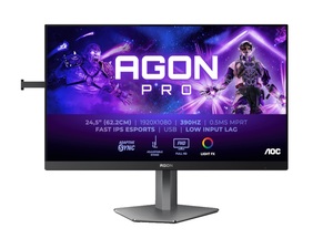 Monitor 24.5 AOC AGON AG256FS, FHD, IPS, 390Hz, 1ms, HDMIx2, DP, USB, Adaptive Sync, gaming