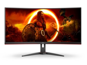 Monitor 34 AOC CU34G2XE/BK, UWQHD, VA, 144Hz, 1ms, HDMI, DP, zakrivljen, gaming