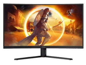 Monitor 31.5 AOC CQ32G4VE, QHD, VA, 180Hz, 1ms, HDMIx2, DP, zakrivljen, gaming