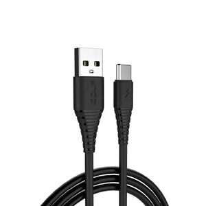 Golf GC-64t, USB-A na Tip-C, 1m, Crni Kabl