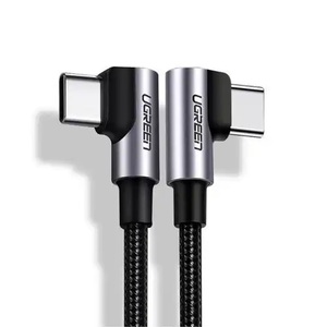 Ugreen US323, Type-C na Type-C, 1m, 3A, Black Ugaoni Kabl