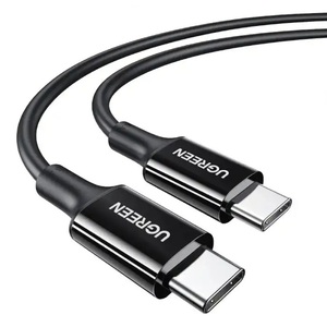 Ugreen US300, USB 2.0 Type-C na Type-C, 100W, 5A, 1m, Black Kabl