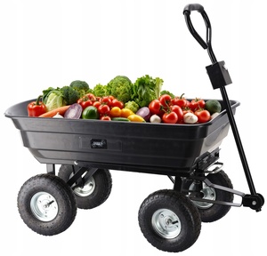 CHOMIK Baštenska/transportna kolica Garden Line, 300 kg, 75 L Black