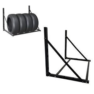 CHOMIK Zidni nosač za gume 56x50x 80–120 cm
