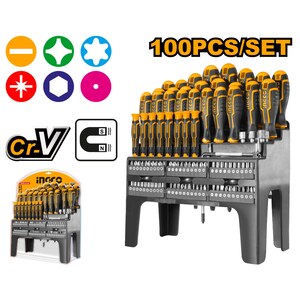 INGCO Set odvijači 100/1 HKSD10028