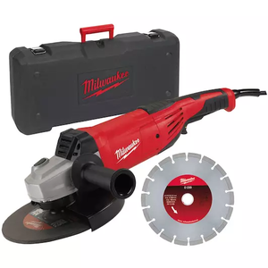 Milwaukee dijamantska ugaona brusilica + dijamantski set 2200 W AG 22-230 E 4933440300