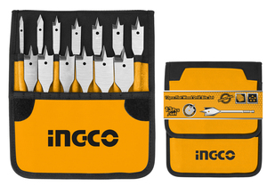 INGCO Set ravnih burgija za drvo AKD41301