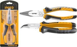 INGCO Zakrivljena špicasta klešta 160mm HBNP08168