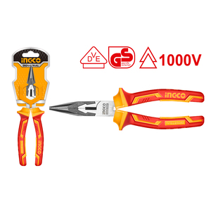 INGCO Izolovana špic klešta 160mm INDUSTRIAL HILNP28168