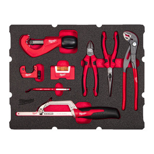 Milwaukee 8-delni Packout umetci od pene za fioku - vodoinstalaterski set 4932493639