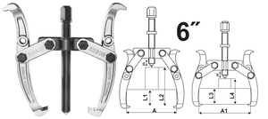 INGCO Radapciger 2 kraka 6" HGP08026