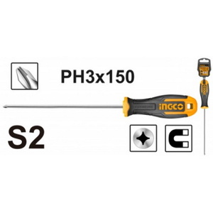 INGCO Odvijač PHILLIPS PH3X150mm HS68PH3150