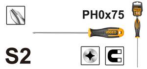 INGCO Odvijač PHILLIPS PH0X75 HS68PH0075