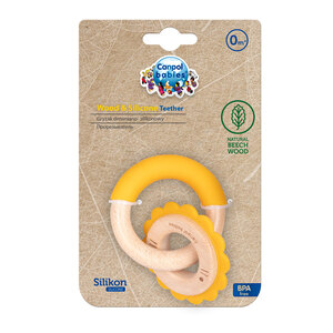 Canpol Babies Glodalica - Wood Silicon - 80/300 Lavic
