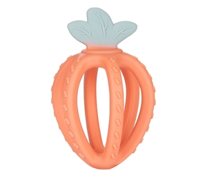 Canpol Babies 3D Glodalica - Silicon Strawberry - 80/400 - Orange