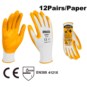 INGCO Rukavice nitrilne HGNG01