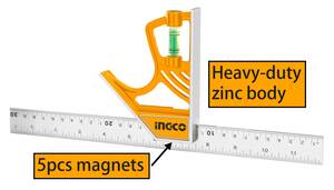 INGCO Ugaonik sa magnetom300X25mm HSR530255
