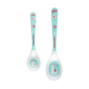 Canpol Babies Set kašika (2Kom) 4/530 Melamine - Exotic Animals Turquoise