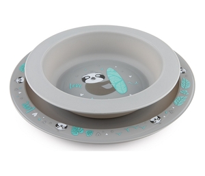 Canpol Babies Pribor Za Hranjenje Exotic Animals - Grey