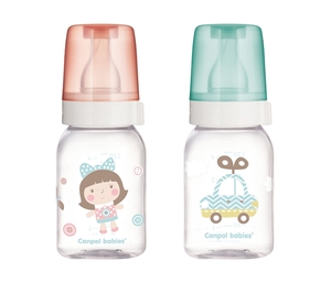 Canpol Babies Staklena Flasica 42/202 120Ml "Print"