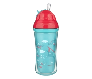Canpol Babies šolja Sa Slamcicom 260Ml (12M+) - Planes 74/052
