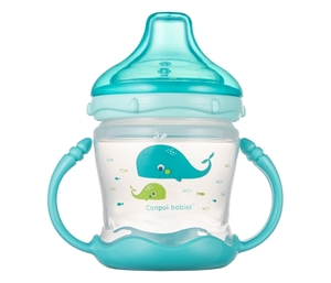 Canpol Babies šolja Love&Sea 180Ml Sa Silikonskim Kljunom (57/300) - Blue