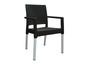 Stolica Rattan LUX antracit