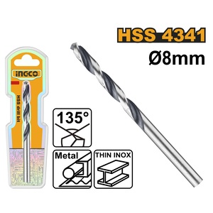 INGCO HSS Burigja za metal 8mm DBT1200804