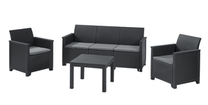 Keter Baštenski set Elodie 3 seater, grafit  CU 246150