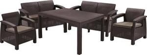 Keter Baštenski set Corfu Fiesta, Pe-ratan, braon CU 258945