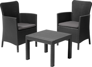 Keter Balkonski set Salvador, grafit  CU 221307
