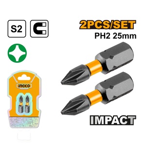 INGCO Odvijački udarni bit PH2 25mm 2/1 SDBIM71PH225