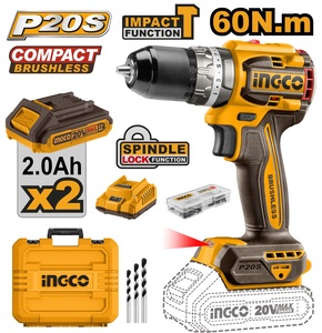 INGCO Aku udarna bušilica 60NM SUPER CIDLI20602E