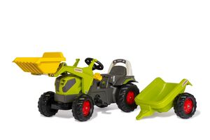 Traktor Rolly Kid Claas Axos 240 sa utovaricačem i prikolicom